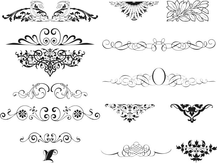 Swirl Ornamental Vector Graphic Design Vector 701x525 Swirl Ornamental Vector Graphic Design Vector