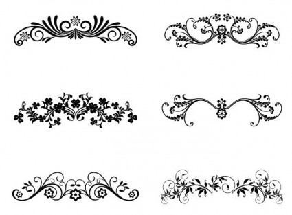Vector Floral Ornamental Design Elements Free Vectors Ui Download 425x313 Vector Floral Ornamental Design Elements Free Vectors Ui Download