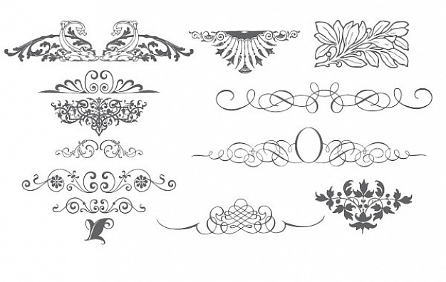 626x396 Ornamentos Vectoriales Gratis Descargar Vectores Gratis
