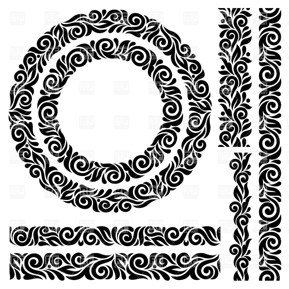 Ornate Border Set Vector Image Of Borders And Frames Bariskina 1000x1000 Ornate Border Set Vector Image Of Borders And Frames Bariskina