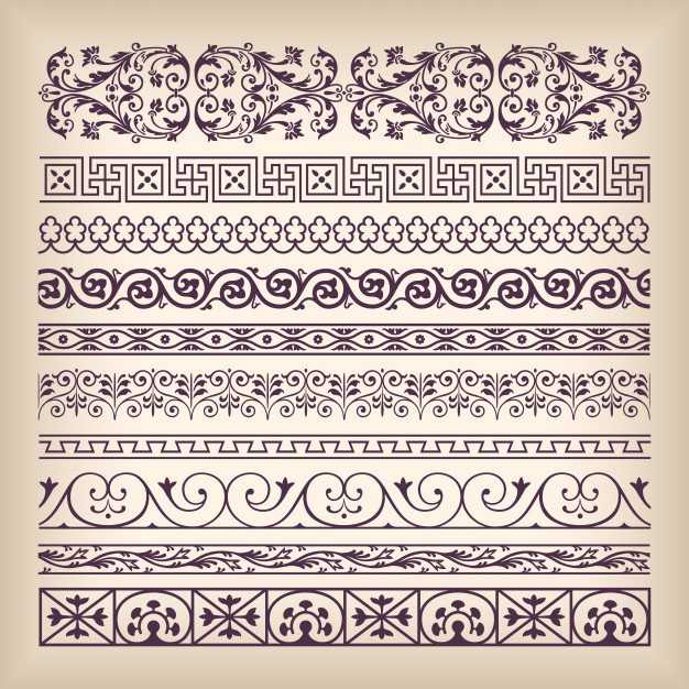 Vector Set Vintage Ornate Border Frame Vector Premium Download 626x626 Vector Set Vintage Ornate Border Frame Vector Premium Download