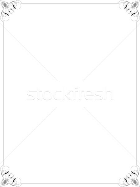 Decorative Ornate Border Vector Illustration Kirsty Pargeter 450x600 Decorative Ornate Border Vector Illustration Kirsty Pargeter