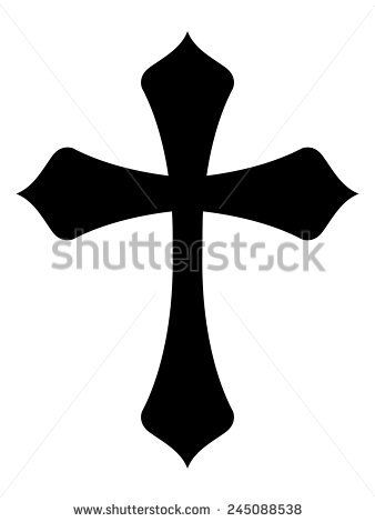338x470 Ornate Christian Cross