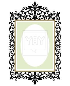 243x300 Ornate Frame Vector
