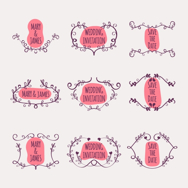 640x640 Ornate Frames And Scroll Elements Ornament, Vintage, Vector Png