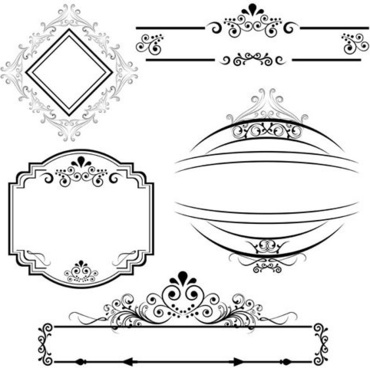 Wedding Decorative Line Borders Free Vector Download 370x368 Wedding Decorative Line Borders Free Vector Download