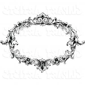 300x300 Set Oval Frames Vectoroval Border Vintage Hoodamathrun