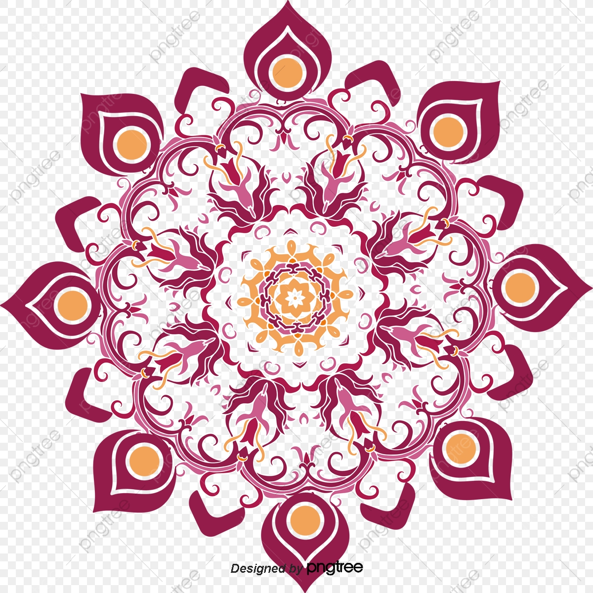 Red Ornate Flower Pattern Vector Vector, Flower Vector, Pattern 1200x1200 Red Ornate Flower Pattern Vector Vector, Flower Vector, Pattern