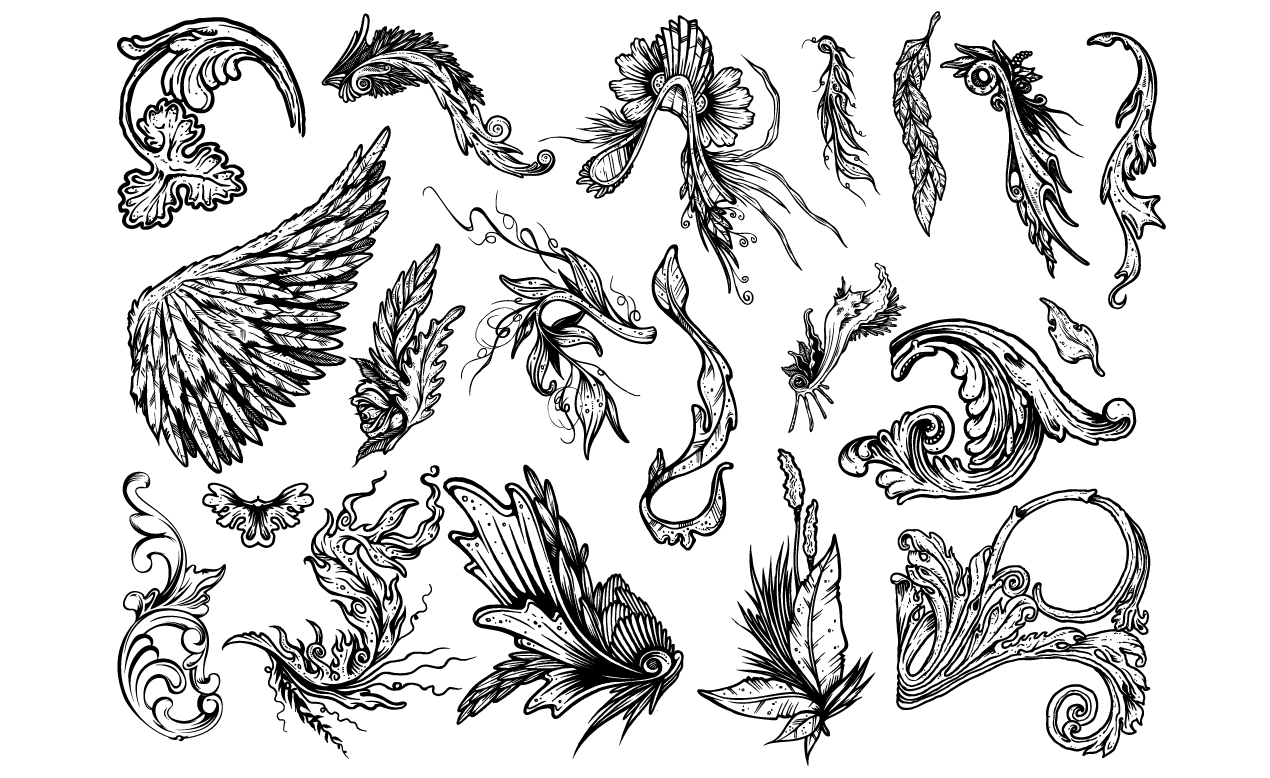 Ornate Vector Pack For Adobe Illustrator 1270x778 Ornate Vector Pack For Adobe Illustrator