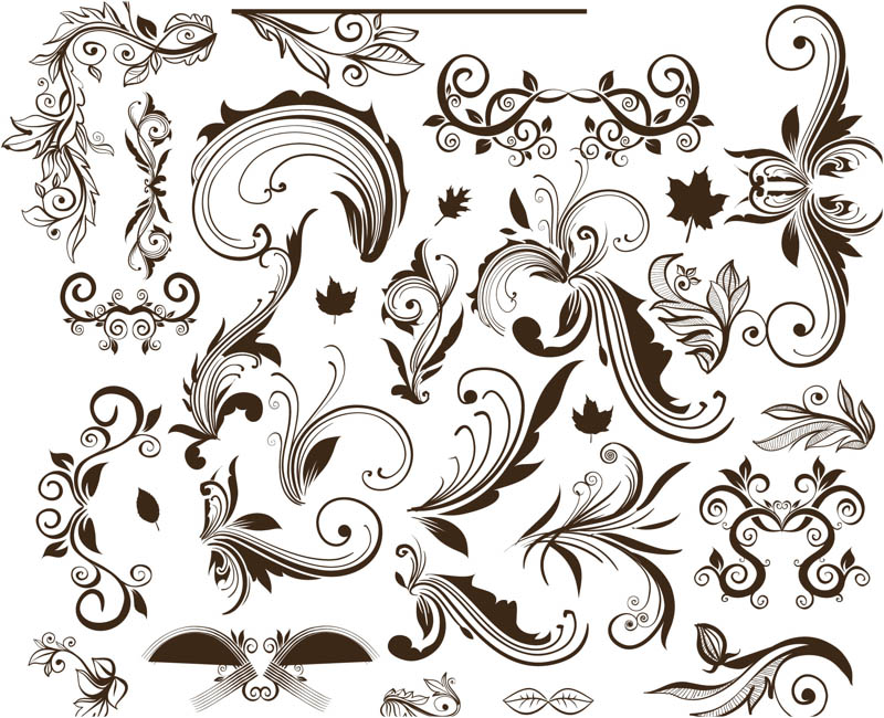 Ornate Floral Swirls Vector Vector Graphics Blog 800x650 Ornate Floral Swirls Vector Vector Graphics Blog