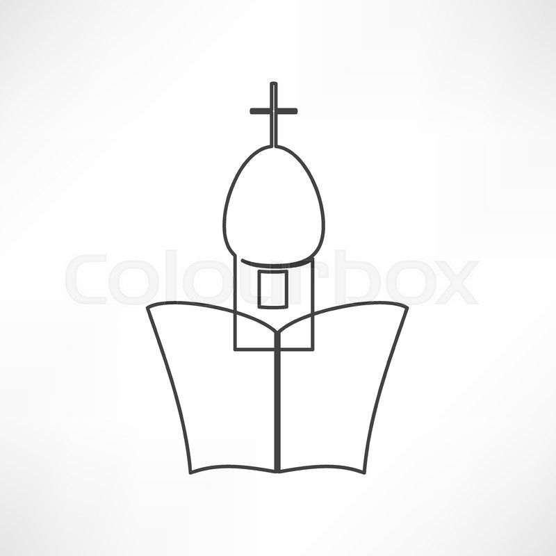800x800 Orthodox Cathedral Church Stock Vector Colourbox