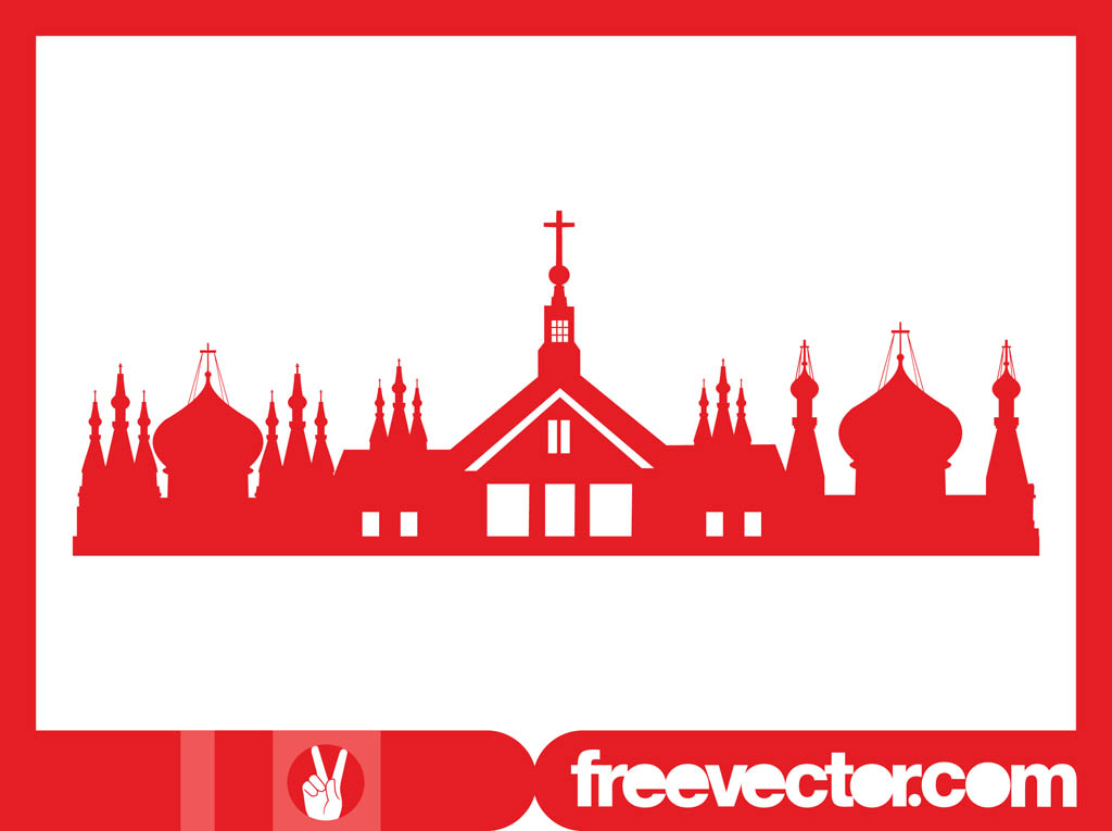 1024x765 Orthodox Church Silhouette Vector Art Graphics