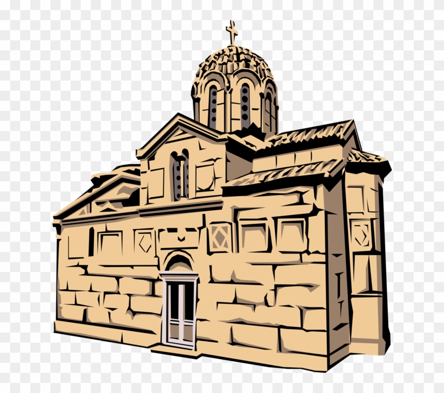 880x780 Vector Illustration Of Greek Christian Orthodox Church Clipart