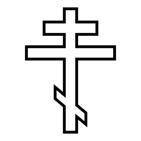 Крест эскиз графика