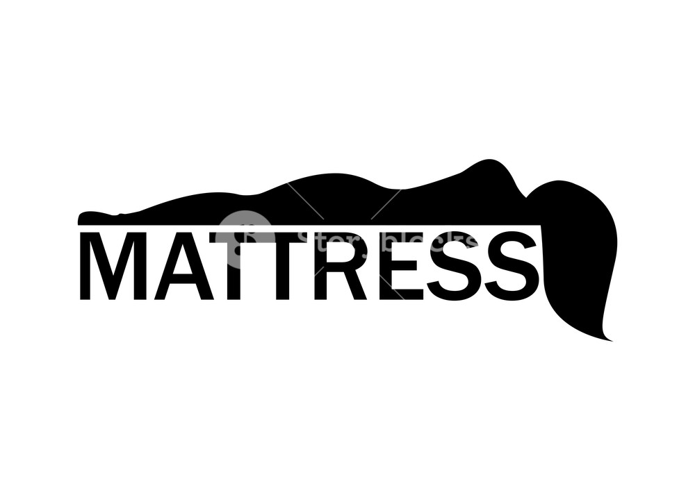 1000x700 Orthopedic Mattress Logo, Silhouette Of The Sleeping Woman