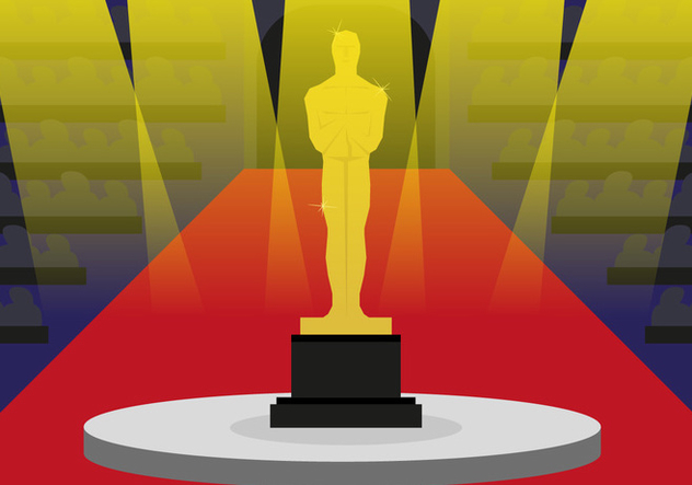632x443 Oscar Statue Awards Illustration Vector Free Vector Download