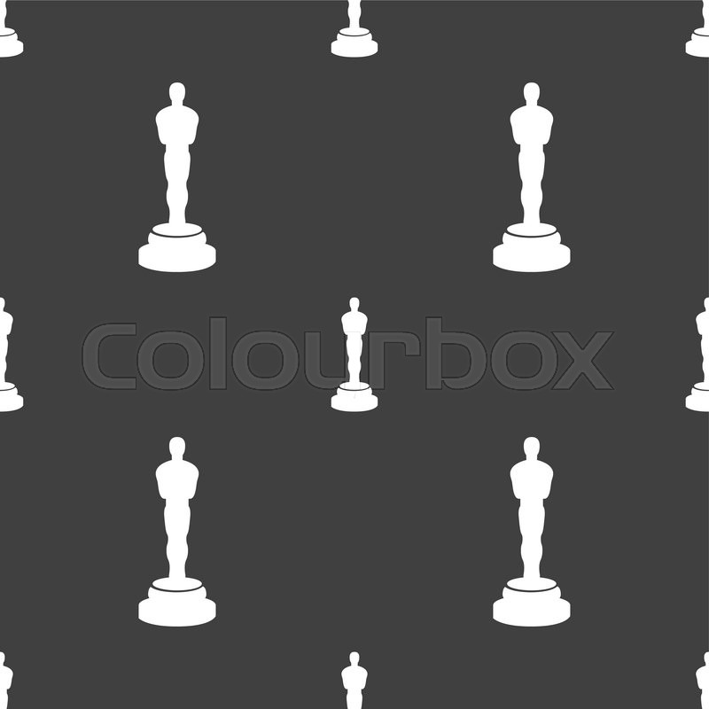 800x800 Oscar Statuette Icon Sign Editorial Vector Colourbox