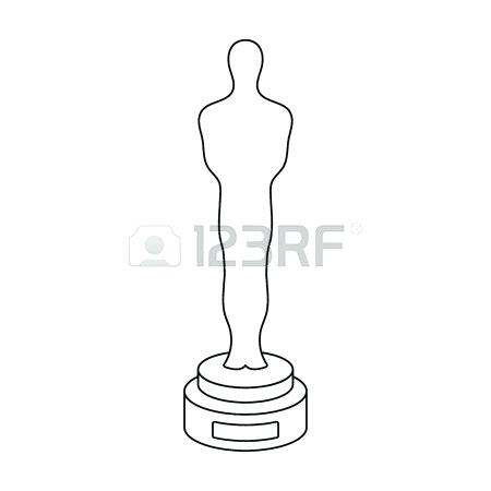 450x450 Free Statue Vector Download Art Stock Graphics Oscar Template