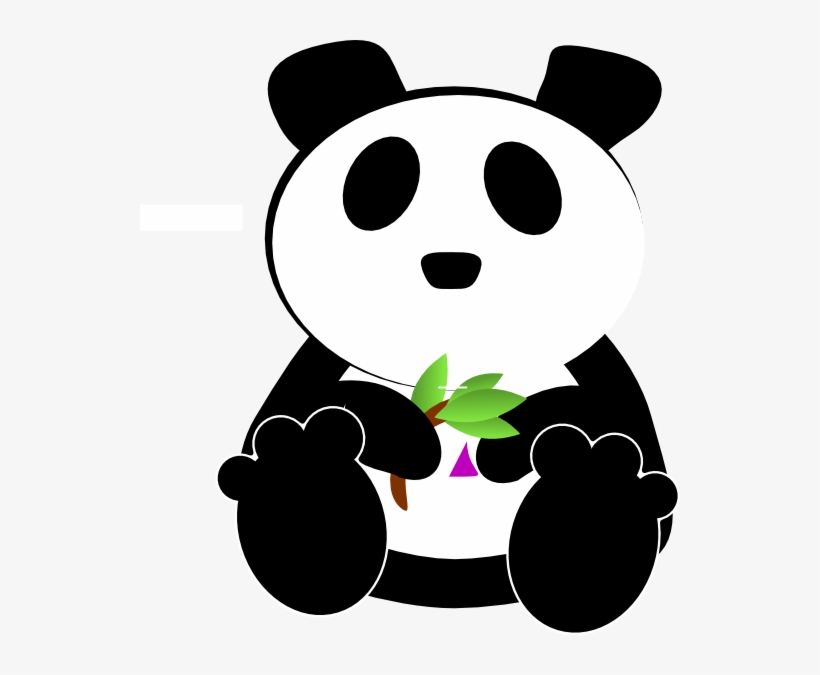 820x675 Panda Eating Bamboo Vector Clipart And Illustrations