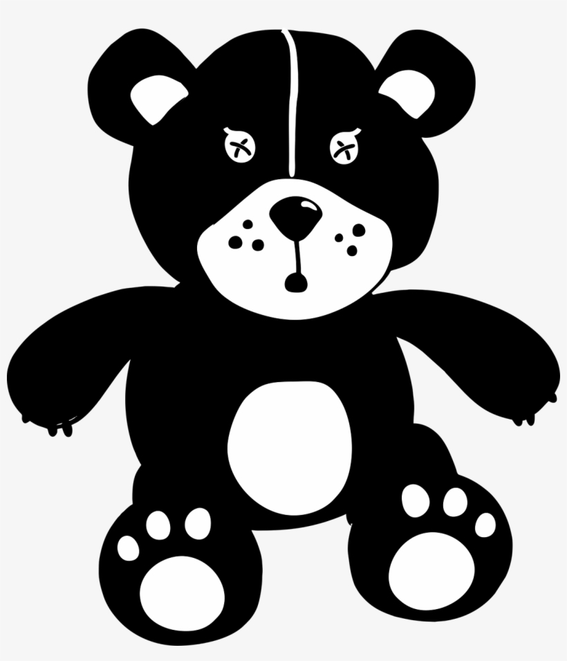820x955 Teddy Vector Graphics
