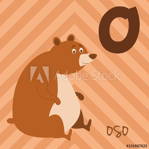 500x500 Cute Cartoon Zoo Illustrated Alphabet With Funny Animals Spanish