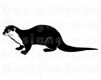 340x270 Otter Silhouette Etsy