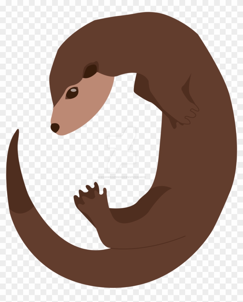 Clip Art Black And White Stock Otter Vector Illustration 840x1044 Clip Art Black And White Stock Otter Vector Illustration
