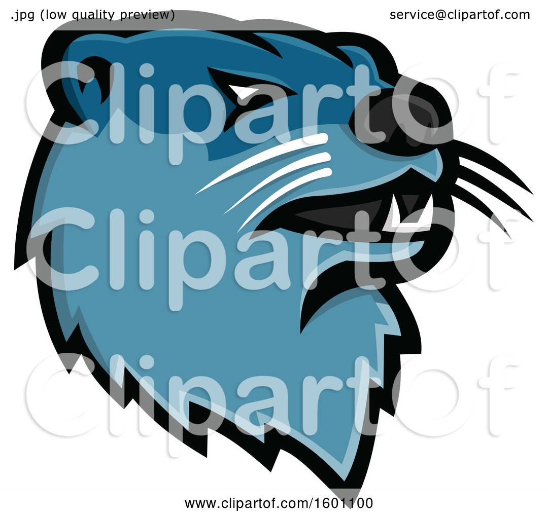 Clipart Of A Tough Blue River Otter Mascot 1080x1024 Clipart Of A Tough Blue River Otter Mascot