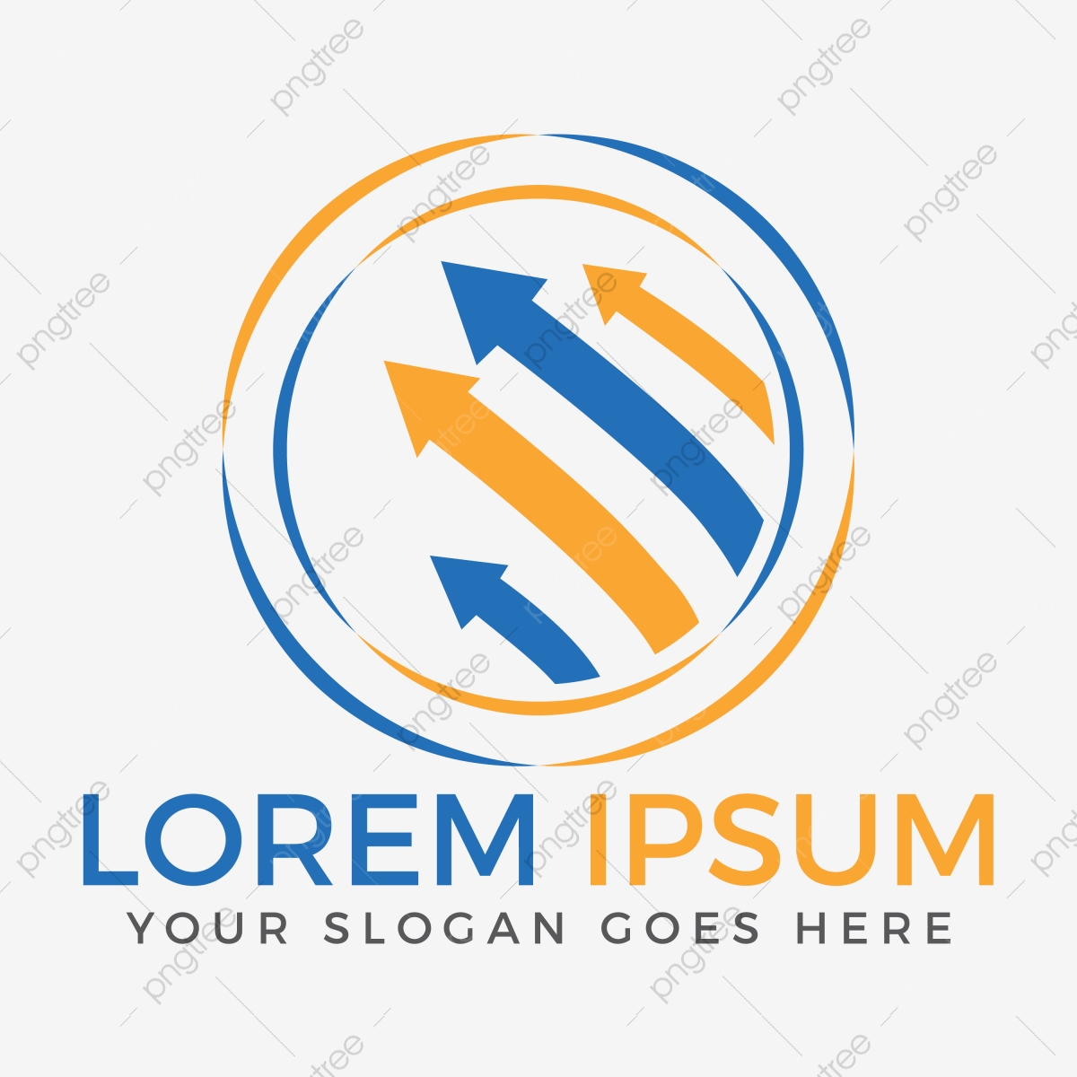 1200x1200 Business Finance Logo Growth Graphic Logo Vector Logo Template