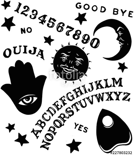429x500 Ouija Board Symbols Stock Image And Royalty Free Vector