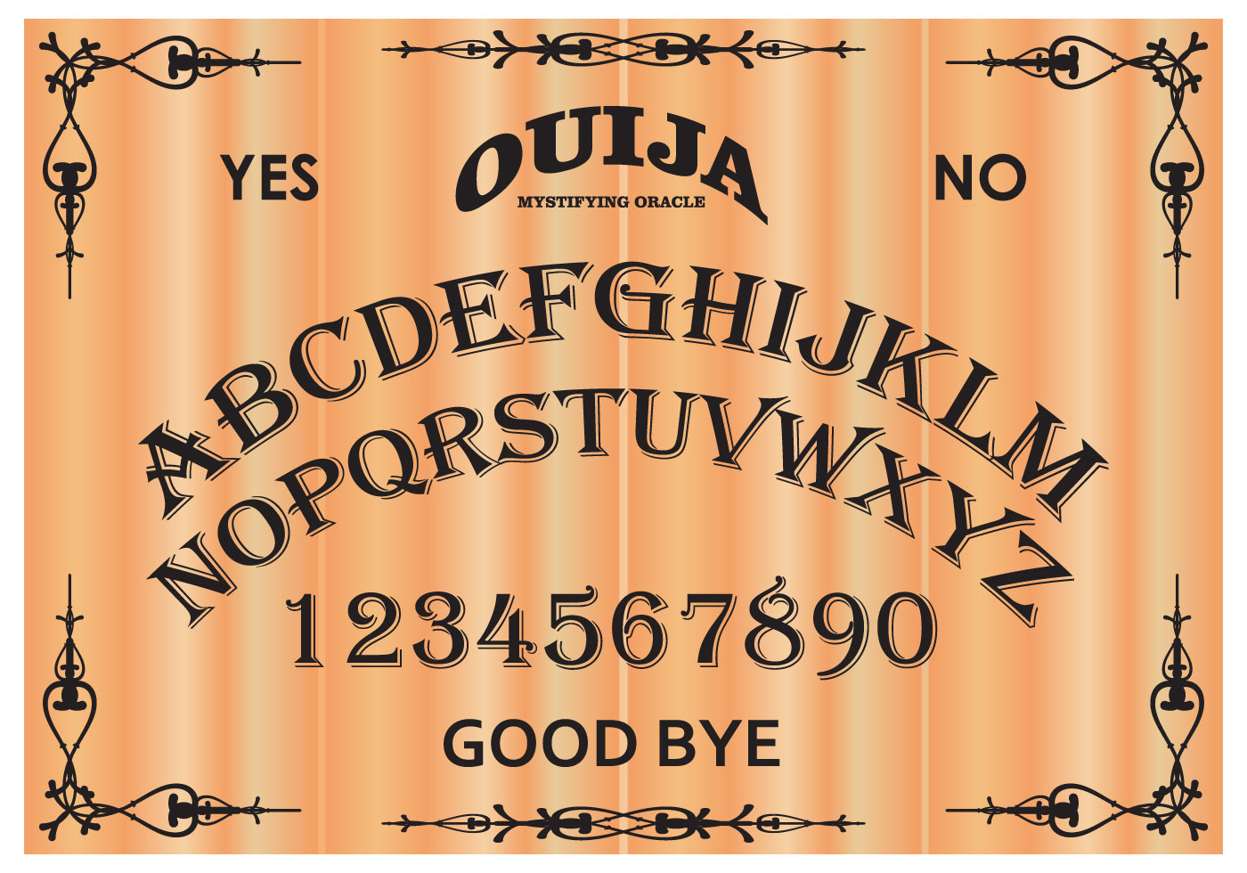 1400x980 Ouija Free Vector Art