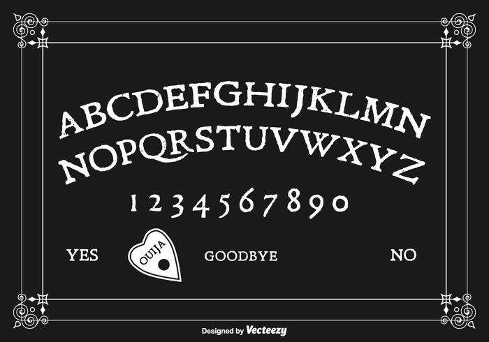 700x490 Free Ouija Board Vector Design Stock Images