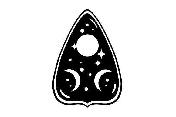 580x386 Ouija Board Planchette Silhouette