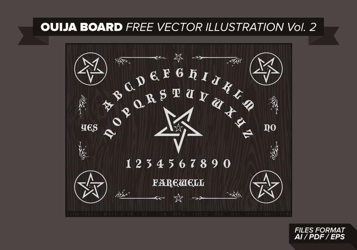 700x490 Ouija Board Free Vector Illustration Vol