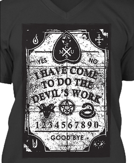 456x556 Ouija Devils Work V Neck T Shirt