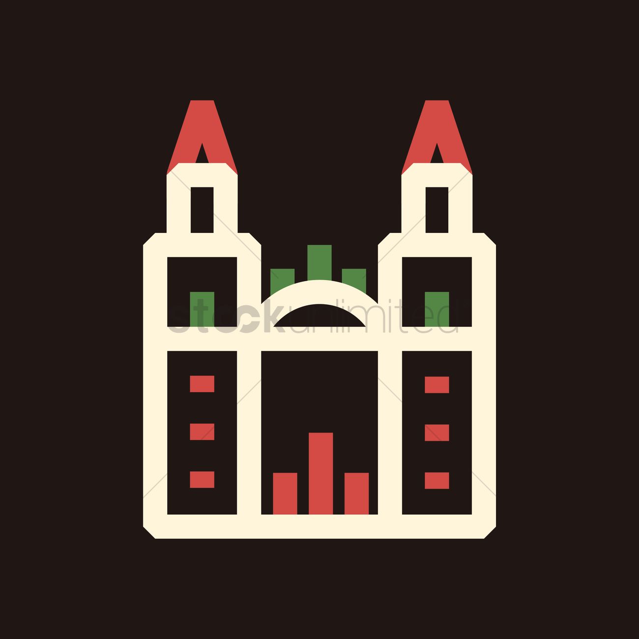 1300x1300 Basilica Of Our Lady Of Guadalupe Vector Image