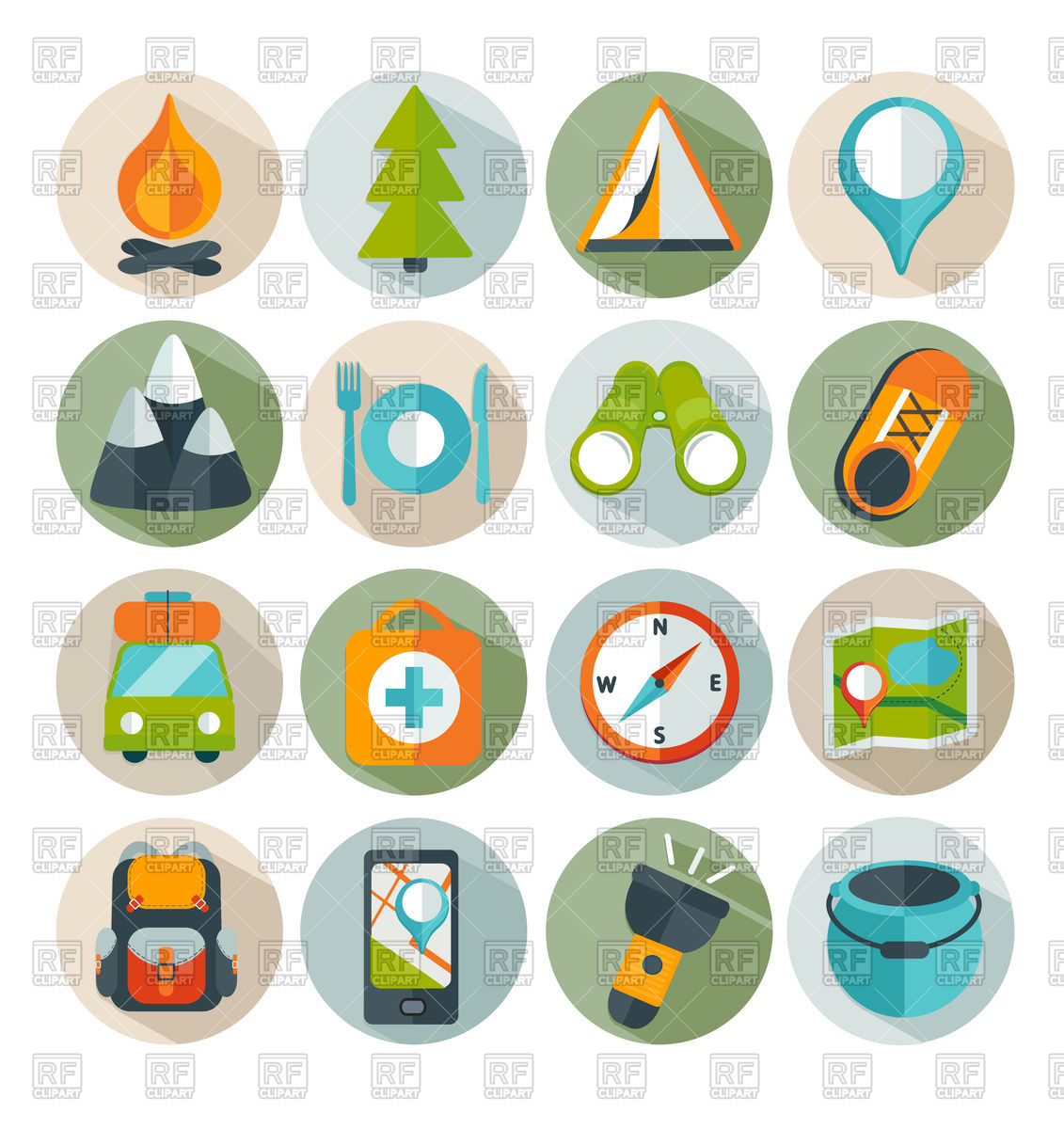 1131x1200 Hiking And Outdoor Icons Vector Image Of Travel Tandav