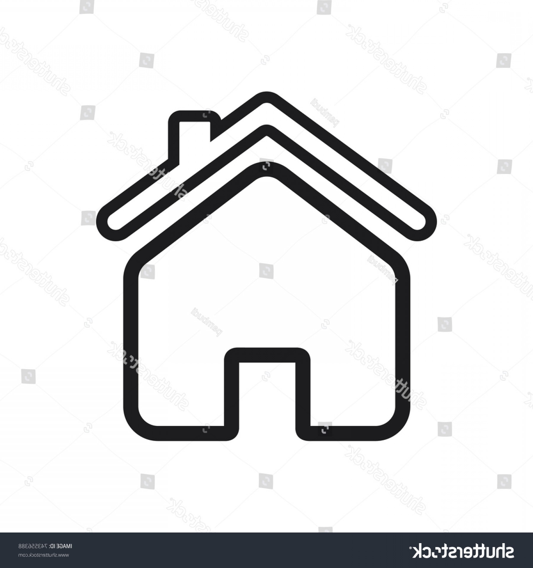1800x1920 Line Art Out House Vector Icon Cqrecords