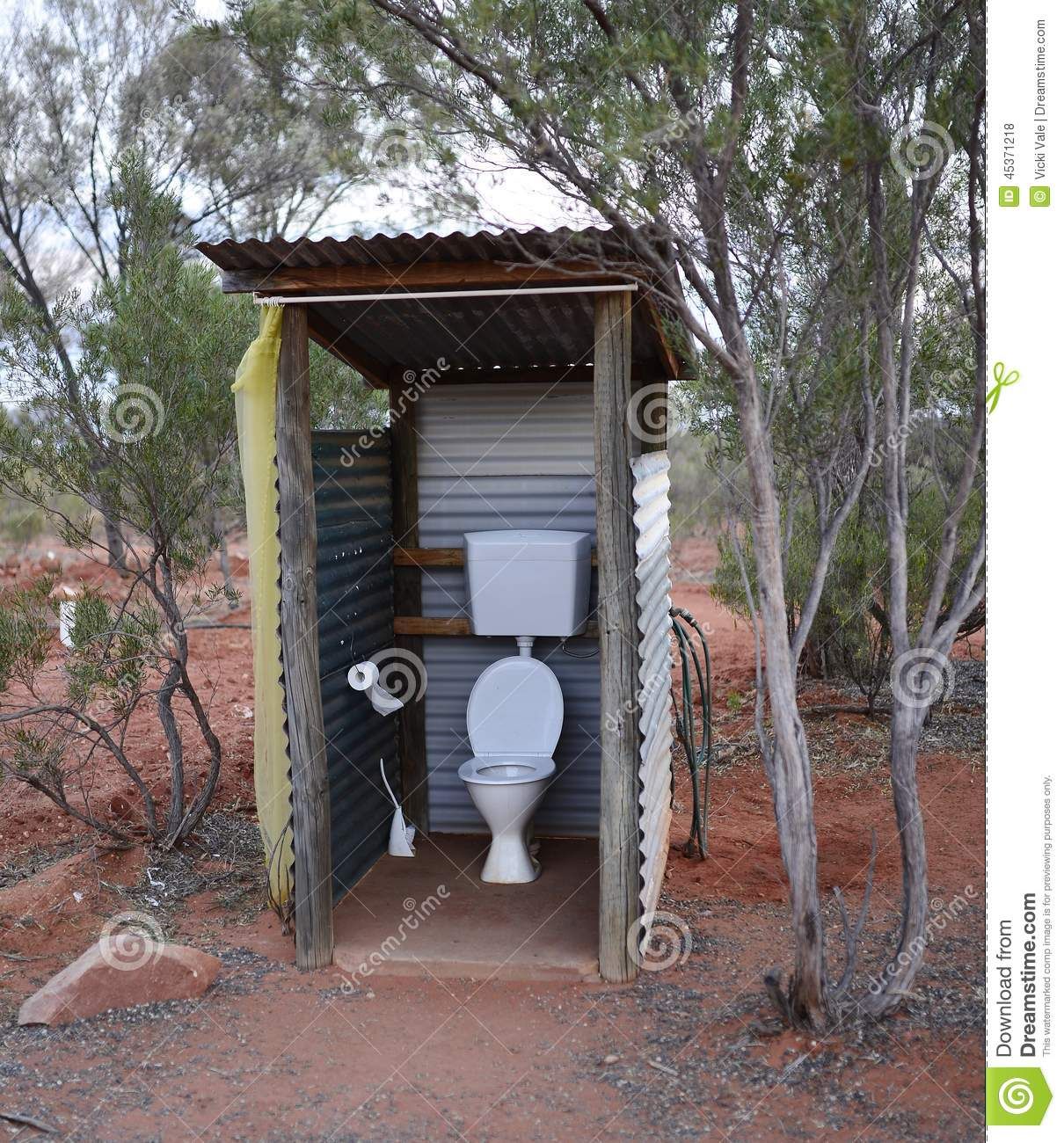 1210x1300 Outdoor Toilet In Australian Bush