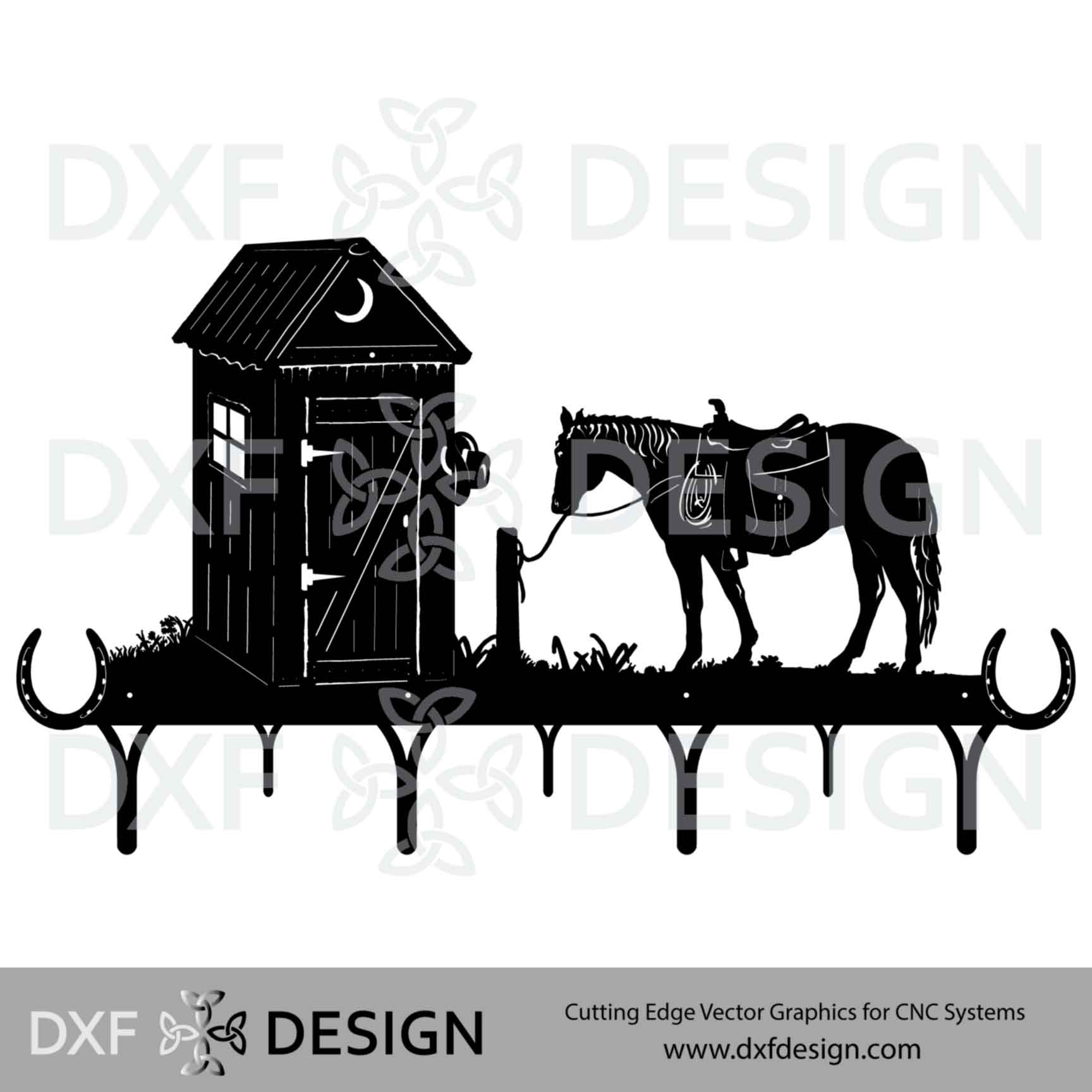 1728x1728 Outhouse Tack Rack Dxf File, Cnc Plasma Cutting