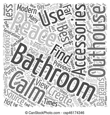 450x469 Outhouse Bathroom Accessories Word Cloud Concept Drawing