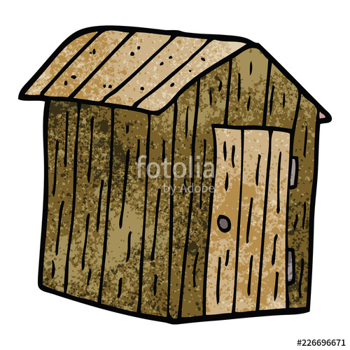 500x500 Cartoon Doodle Wood Shed Stock Image And Royalty Free Vector
