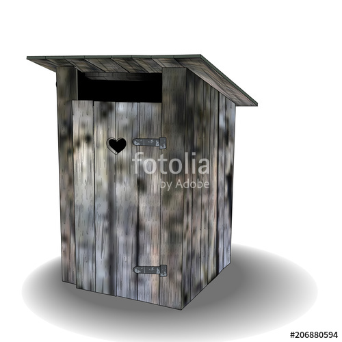 500x500 Closed Outdoor Old Wooden Toilet Stock Image And Royalty Free