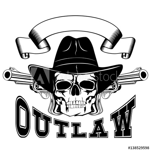 500x500 Outlaw Skull Var