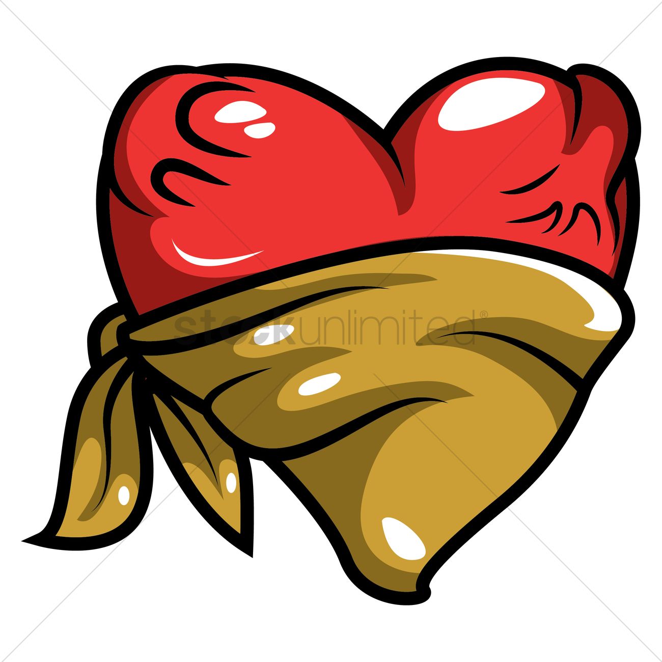 1300x1300 Free Heart Outlaw Vector Image