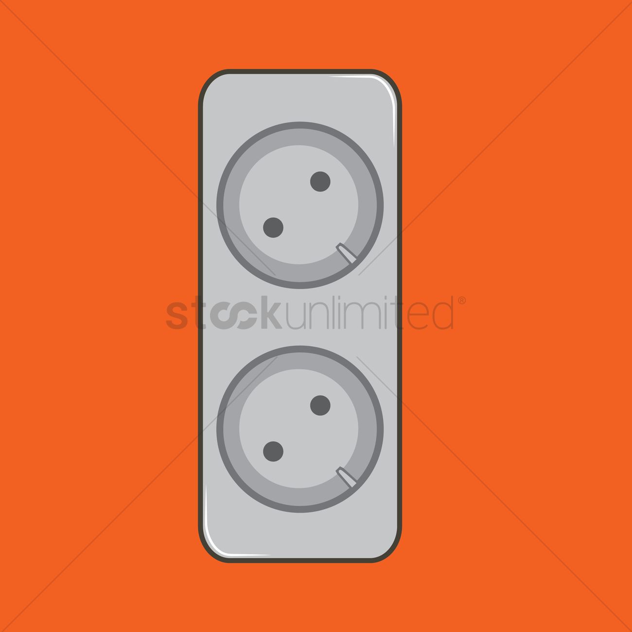 1300x1300 Electrical Outlet Vector Image
