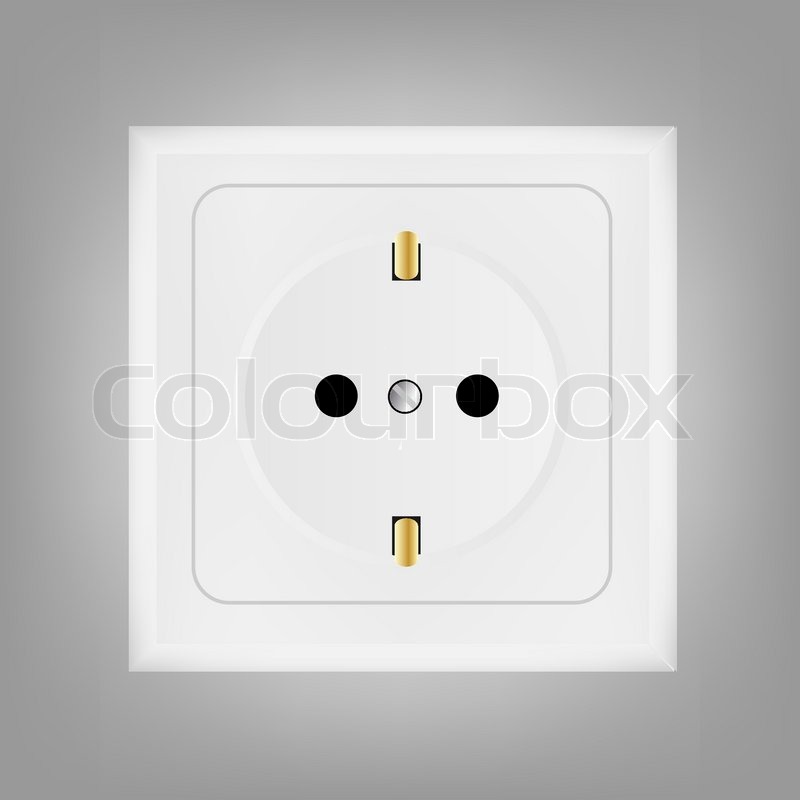 800x800 Electrical Outlet Vector Illustration Stock Vector Colourbox