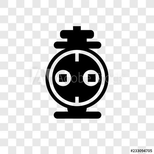 500x500 Outlet Vector Icon Isolated On Transparent Background, Outlet