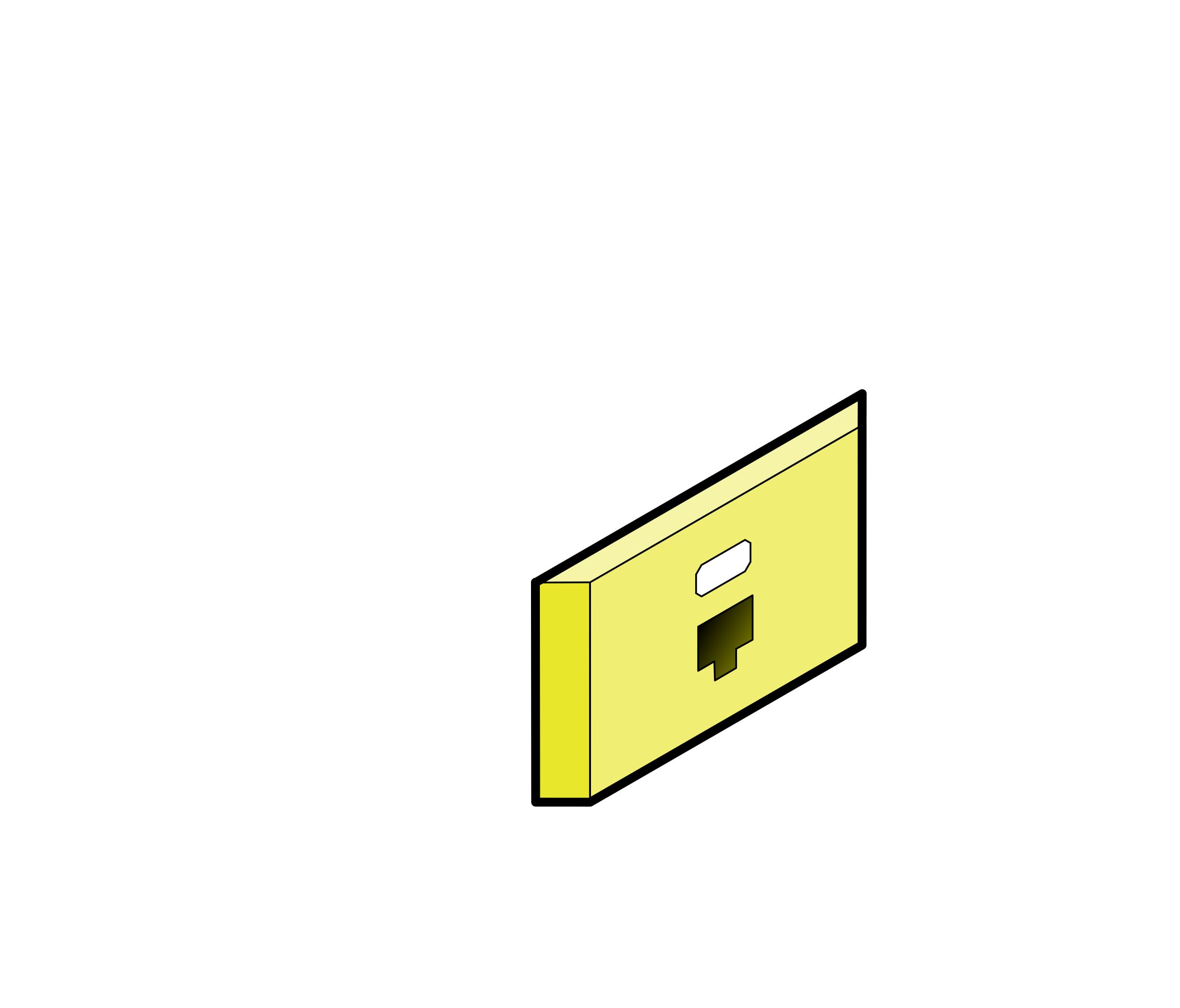 2400x2050 Wall Outlet Vector Clipart Image