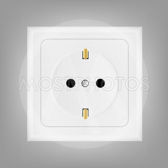 563x563 Electrical Outlet Vector Il